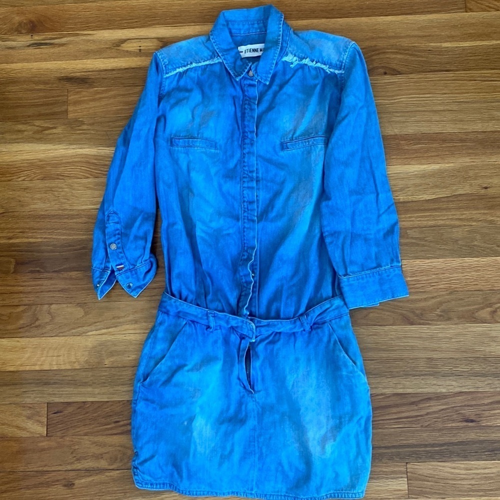 Etienne Marcel Women’s Blue Denim Dress Size XS